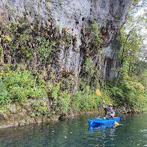 Paddling on the Jack’s Form River