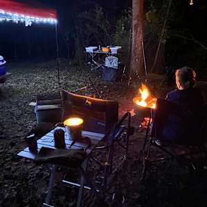 Fireside relaxing