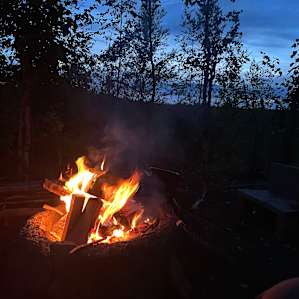 Tent camping, swimming, Alaskan fun