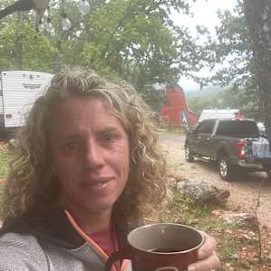 Rainy Saturday on the Ranch, beautiful barn in the background.