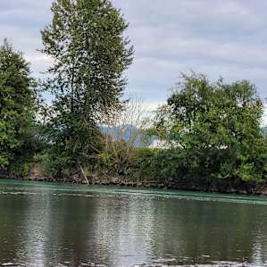 Right off the kayak boat launch
