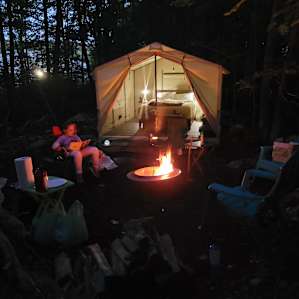 Glamping at The Sandbox!