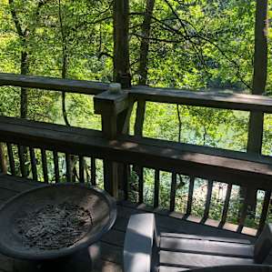 Firepit on the deck