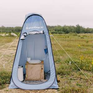 Complete with compositing toilet