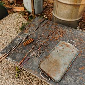 Extra cooking utensils when campfires are allowed