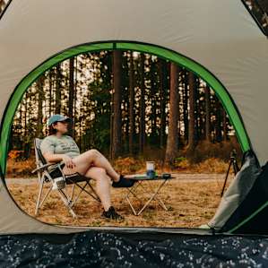 Lots of room for everything at your campsite