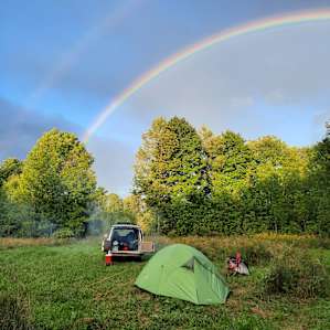 A bit of double rainbow magic