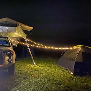 Our camping site all set up!