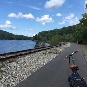 Getting close to where one needs to exit the Empire State Trail