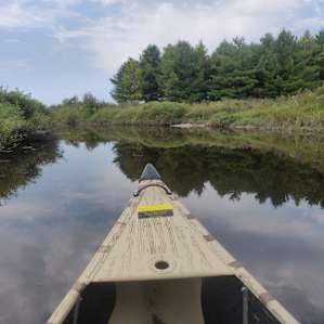 Canoe ride near our site