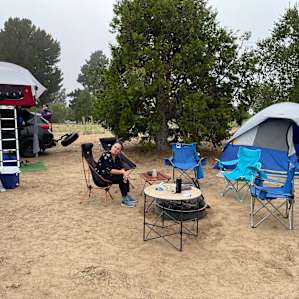 Spacious campsite