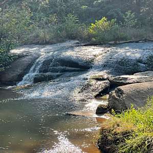Waterfall camping close to CLT