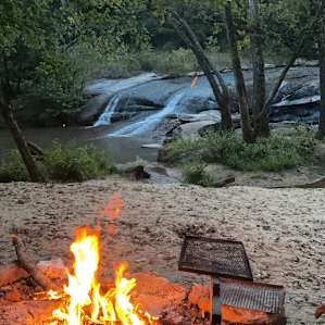 Waterfall camping close to CLT