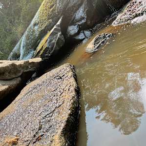 Waterfall camping close to CLT