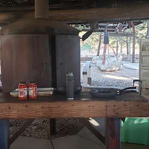 Wood-fired smoker