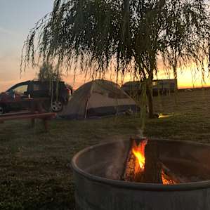 We were able to have a campfire which did help as the sun went down. Air quality was not bad.