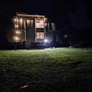 Nighttime in the Bambi at Windswept Acres