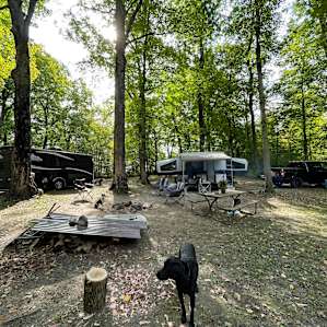 Upper campsite.