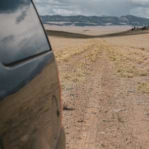 The roads will be dirt roads in the middle of the plains