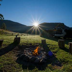Sunrises just as beautiful in the cool mornings.
