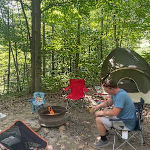 Our site was down very quiet and cozy