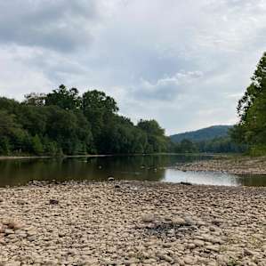 "The Beach" on the Greenbrier River