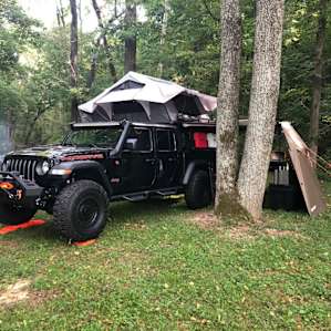 Fire pit creek side