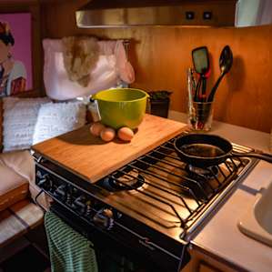 Camper kitchen