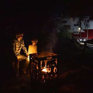 A campfire for s'mores!