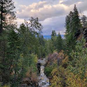 Walking distance from camp site.