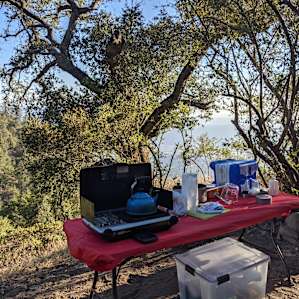 Our kitchen had one heck of a view.