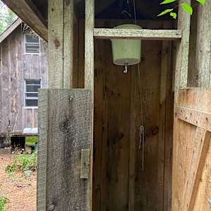 I highly recommend the bucket shower experience.