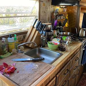 The kitchen was so great to use for our meals.