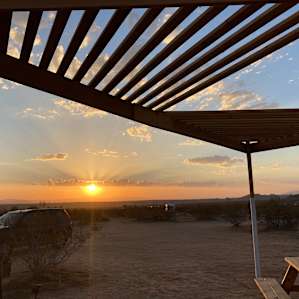 The sunrise and sunset were the best parts of this hipcamp!