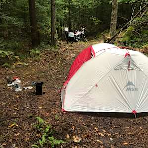 Lower campsite