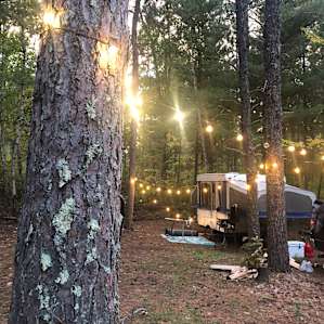 ATV Camping in the Forest