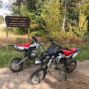 ATV Camping in the Forest