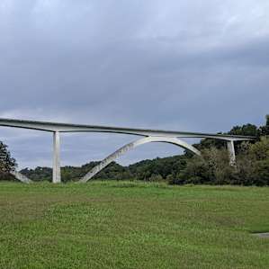 Natchez Trace bridge not far from the campsite.