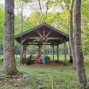 Pavillion at campground.