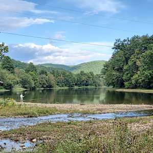 Greenbrier River access across from campground entrance.