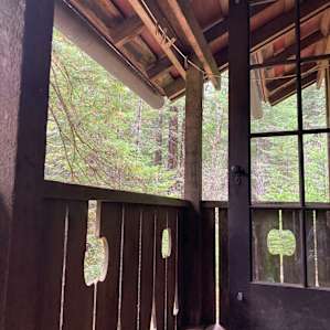 Cabin balcony