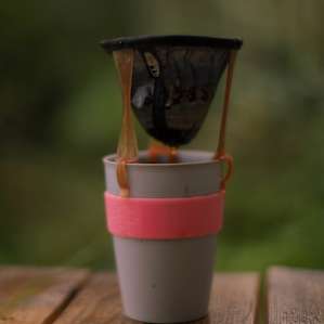 With a few covered areas, it was nice to hideaway from the rain and enjoy morning coffee under the overhang of a tent!