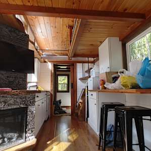New tiny home on 7.4 wooded acres