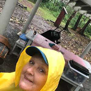 Having a covered area when it rained was super important or we couldn’t have made breakfast and would have only been able to snack in the tent