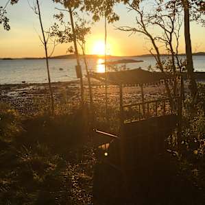 Peaceful Wooded Cabin by Ocean