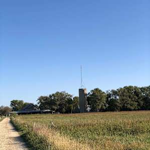 Plenty of space and paths to walk around and see the livestock and land.