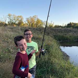 Fishing hole adventure 😅