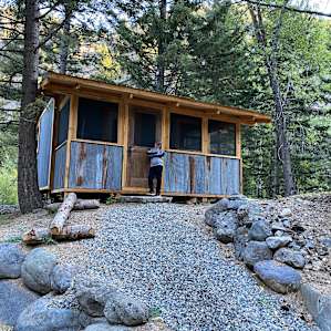 Front of the cabin