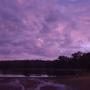 No filter used here. Sunset after storm.