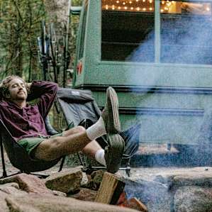 Ah, the sounds of a crackling fire can lull you to sleep.